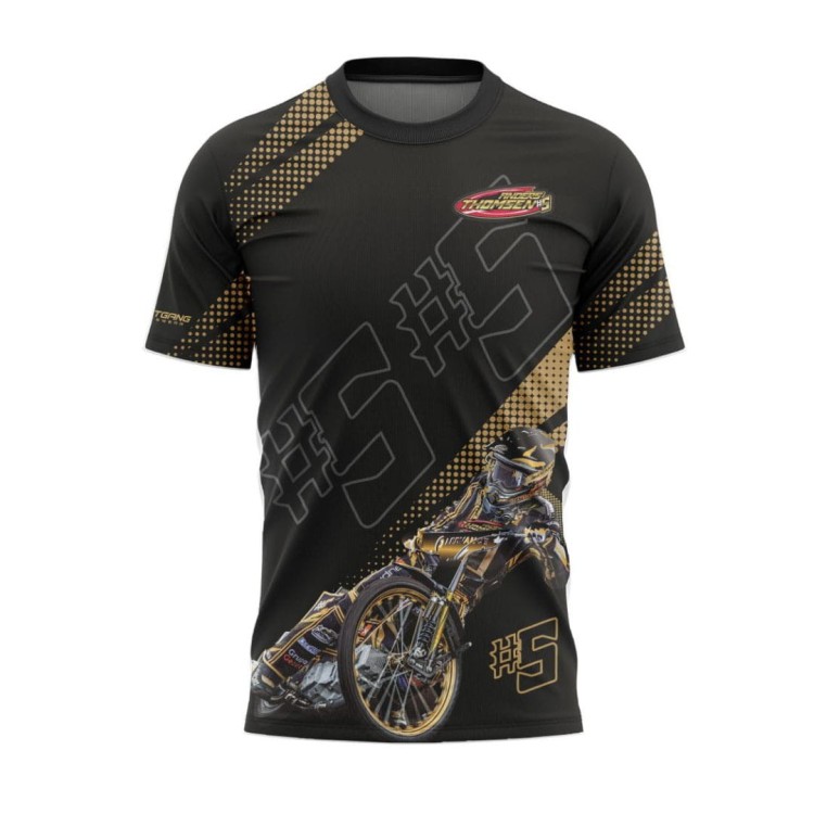 T-shirt black Anders Thomsen front