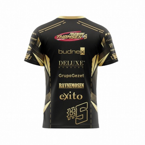 Black Team t-shirt back