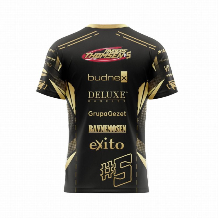 Black Team t-shirt back