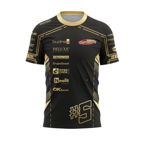 Black Team t-shirt back
