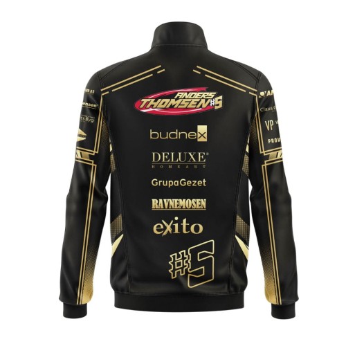 Black softshell jacket Anders Thomsen back