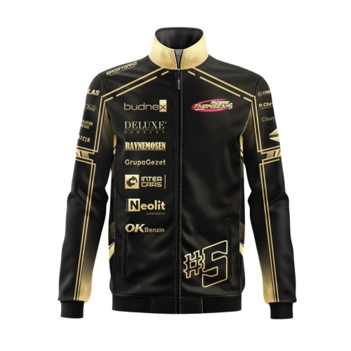 Black softshell jacket Anders Thomsen front